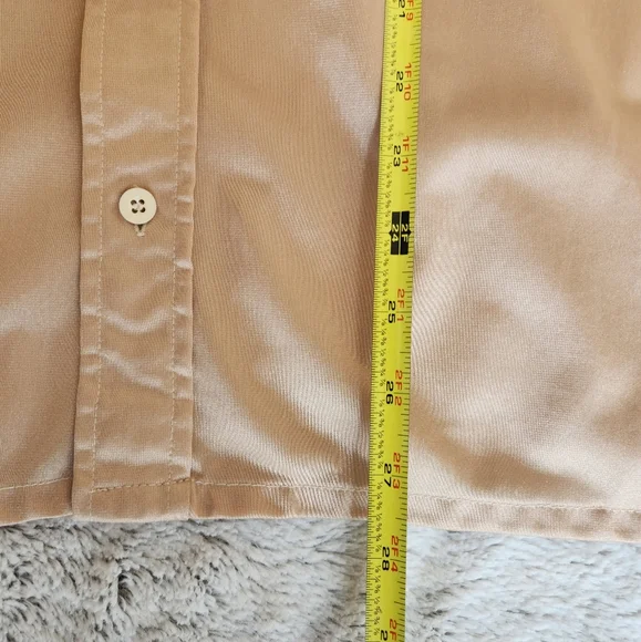 Metallic, Gold Blouse - Picture 6 of 12